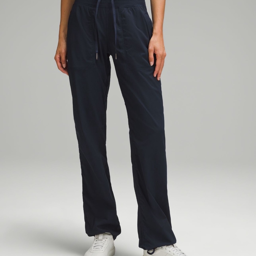 Lululemon Athletica Navy Track Pants with Breathable Fabric